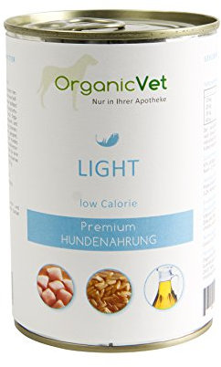 OrganicVet Hund Nassfutter Veterinary Light, 6er Pack (6 x 400 g)