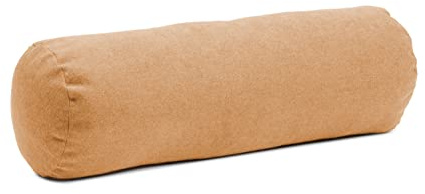 Gözze - Cuscino Cilindrico con Chiusura a Cerniera, Darco, 100% Poliestere, 60 x 20 cm - Caramello
