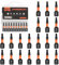 BAIDETS Pro T10 Bit-Sortiment - Schraubendreher Bits Set 20 Stück, 25mm Länge, Schrauber-Bit, 1/4 Sechskantschaft, mit Spender-Box