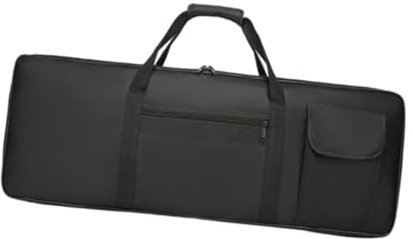 perfeclan 88-Tasten-Keyboard-Tasche, gepolstertes E-Piano-Etui, stoßfest, tragbare, wasserdichte Tragetasche, Umhängetasche für Tour-Musikstudio, M