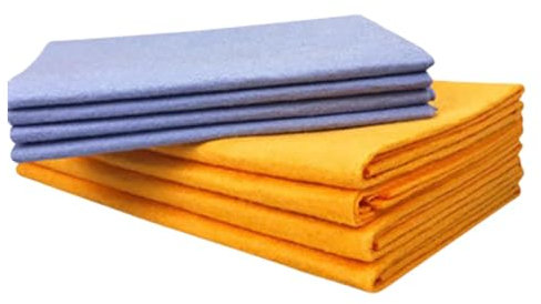 Gihioue Nettoyage Shammy, Chiffon de toilette en chamois multi-usages, ultra absorbant et réutilisable Tissu shammy non tissé pour les taches d'animaux de compagnie