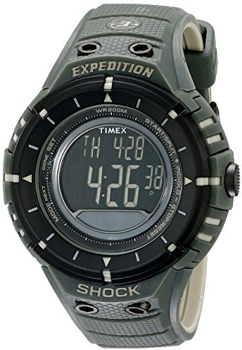 Timex Men's T49612 Expedition Trail Series Black and Green Watch