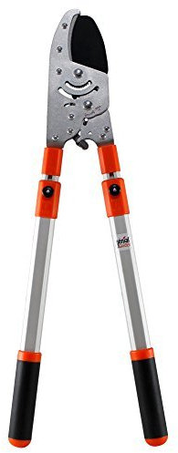 Génial Garden - Coupe-Branches à Crémaillère Ultra Puissant | Cisaille Télescopique Réglable 60-108 cm | Lame Acier SK5 | Poignées Ergonomiques | Coupe Facile Bois Dur 5 cm | Outil Élagage Jardin