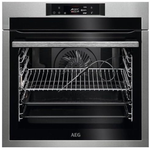 AEG BPE742380M Forno multifunzione, Pulizia pirolitica, 16 funzioni (3 cicli pirolisi), 160 programmi automatici, Sonda termica, TFT touch a colori, INOX anti-impronte, classe A+
