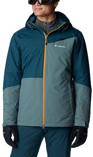 Columbia Men's Iceberg Point Ski Jacket, Metal, Night Wave, XXL