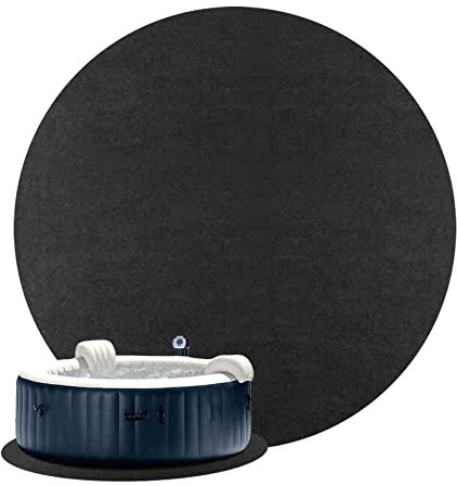 1,8-3,6 Whirlpool-Matte, Whirlpool-Pad-Matte, Pool Liner Pad für oberirdische Schwimmbäder, wasserabsorbierende Filzmatte, aufblasbare Whirlpool-Bodenpolster, tragbares Spa-Pool-Zubehör