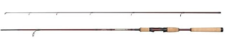 Abu Garcia Tormentor2 Spinnrute, Leichter 24T Carbon Blank, langlebige, Premium Korkgriff, vielseitig einsetzbar für Süß- und Salzwasserangler, Raubfischangeln auf Hecht, Barsch Zander, 2,74m 7-28g