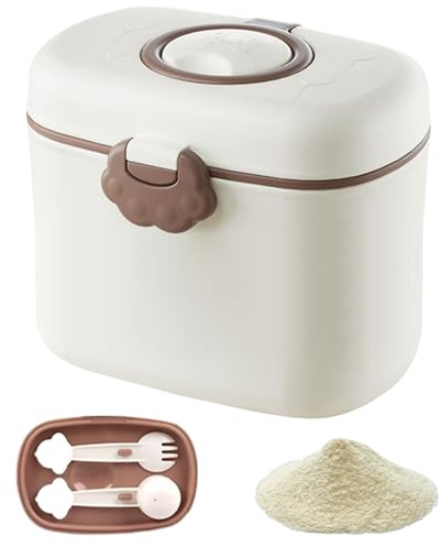 Dispenser Portatile Per Latte In Polvere | Dispenser Per Formula | Portatile per Utilizzo Quotidiano a Casa Asilo Viaggi e Cucina