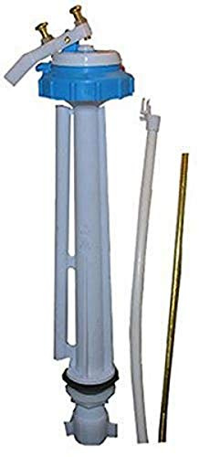 LASCO 04-4033 Toilet Ballcock with Anti-Syphon Plastic 10-Inch Fill Valve with Float Rod, Refill Tube and Nut