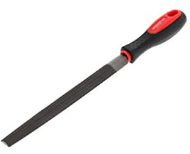 GEDORE red Halbrundfeile, Spezialstahl, 2-Komponenten-Griff, Rot/Schwarz, Einzelstück