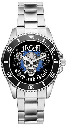 KIESENBERG Magdeburg Geschenk Artikel Idee Fan Uhr 2867