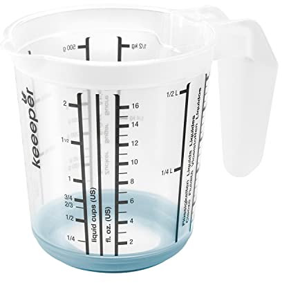 keeeper Misurino con Base Antiscivolo, 500 ml, Massimo, Nordic Blue (Blu)