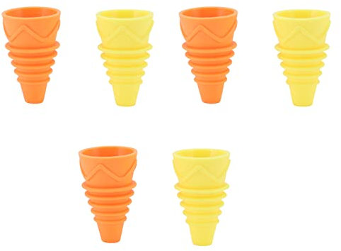 YUMILI House Fly Insect Traps, Reusable Fruit Fly Trap, 6PCS Reusable Flexible Silicone Flytrap Funnel, Fruit Fly Bottle Top Trap for Home Garden Kitchen Water Bottles