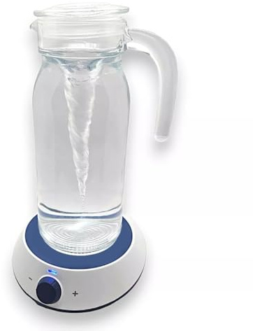 Jarra Vortex dinamizante - Dinámica Vortex - Tecnología innovadora Vortex - Ideal para usuarios de filtro de ósmosis inversa, carbón activado, jarra filtrante...