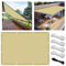 Balkonabdeckung 0.7x2.5m Multi Farbe und Größe Balkonumspannung Zaunschutz für Balkon Terrasse Balkonumspannungen Polyester Blickdichte Wasserfest Windfest mit Seil Kabelbindern und Ösen