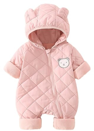 Générique Bebe Hiver Combinaison De Neige Barboteuse Fille 3 Mois Body 0-3 Mixte En Laine Pour Bébé Et Enfant Naissance Snowsuit 0-24 Veste Ski Chaude Filles Garçons