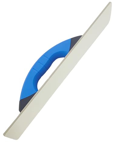 Cazzuola in metallo per intonaco, lucidatura, finitura, perfetta per raschiare intonacatura, vernice, strumento da parete, muratura, finitura galleggiante