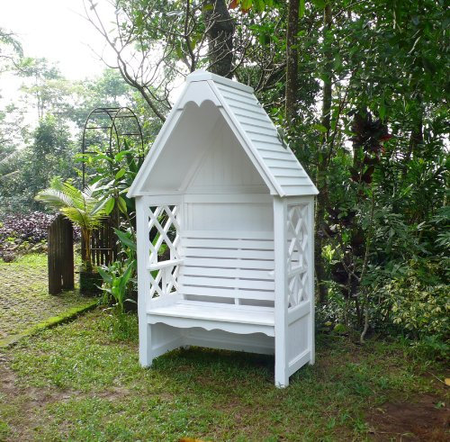 wugos Laubenbank Bali Rosenbank Pavillon Gartenbank Bank Teehaus Liebesbank