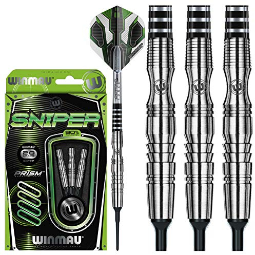 Winmau Sniper 20g Softip Tungsten Darts with Prism Flights and Shafts (Stems)