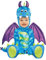 Amscan 999667 Kinderkostüm Kleiner Drache, Mehrfarbig, 12-18 Monate