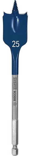Expert Self Cut Speed Spade Bit, 25mm x 152mm, HEX Shank, 1 Pc