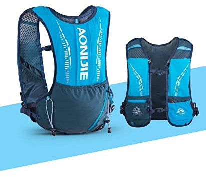 Drickryggsäck, 5 l vattensäck ryggsäck vattenbubbla perfekt för vandringsryggsäck cykelryggsäck klätterväskor (BLAU)