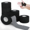 4 Rollen Sporttape 5 cm x 10m Tape Sport Schwarz, GTAGKOMMEN selbstklebende & hautfreundliche Sport Tapes Set Tapeverband, reißbares Profi Sportbandage für Fußball Klettern Handball alle Sportarten