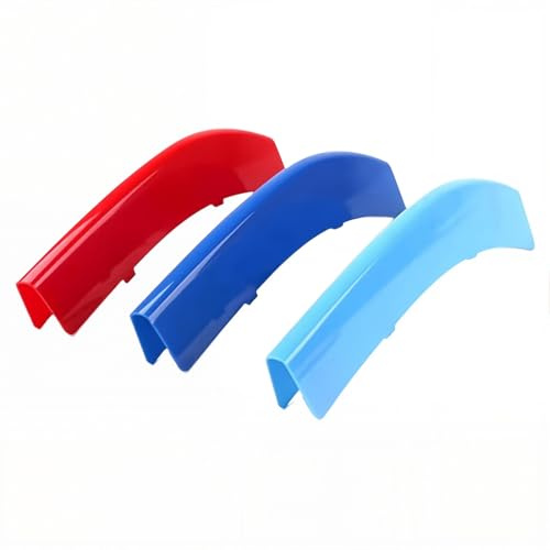 Inserciones para Parrilla de Radiador para Coche Tira de Parrilla Delantera, 3 piezas, Tira de Inserción de Rejilla Delantera Tira Ajuste Rejilla Delantera de Coche, para BMVV 3 Series 2005-2009