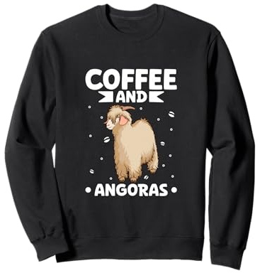 Café y Cabra de Angora Sudadera