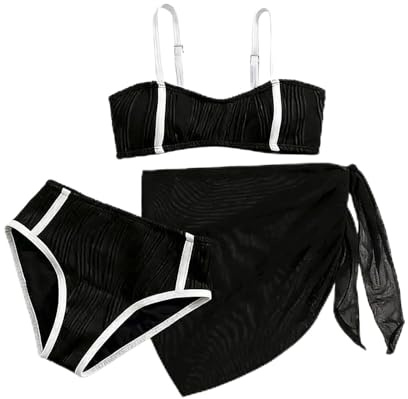 Traje de Baño Niña Natacion | Traje de Baño Dos Piezas para Niñas Tankini con Protector Solar y Shorts Coordinados para Actividades Acuáticas Veraniegas