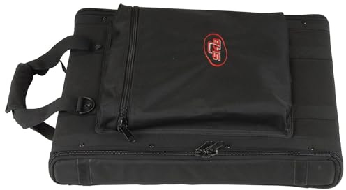 SKB 1SKB-SC191U 1U Soft Rack Transportkoffer (Stahlschienen, Schwerlast-Reißverschlüsse, Außentasche, Schultergurte)