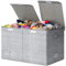 GRANNY SAYS Toy Storage Box, Pack of 1 Large Storage Box, Grey Storage Box, Kids' Toy Chests & Boxes, Foldable Storage Box with Lid, Toy Box Storage for Girls Boys to Organise Bedroom Nursery Playroom