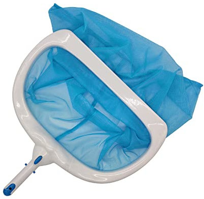 SRHIMEOS Red Recogehojas de Aluminio para Fondo de Piscina, Red Recoge Hojas para Piscinas - Estructura de Plástico con Malla Recoge Hojas - Limpieza para Piscinas