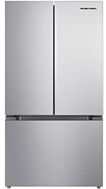 Hamilton Beach HBF2067 French Door Full Size Refrigerator with Freezer Drawer, 20.3 cu ft, Stainless Steel