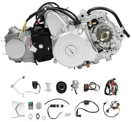 4-Takt Engine Motor, 125cc 4 Takt Elektrischer Start 3+1 Rückwärts