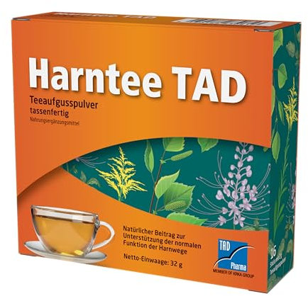 Harntee TAD zur unterstützung der normalen Funktion der Harnwege, 16 Sticks