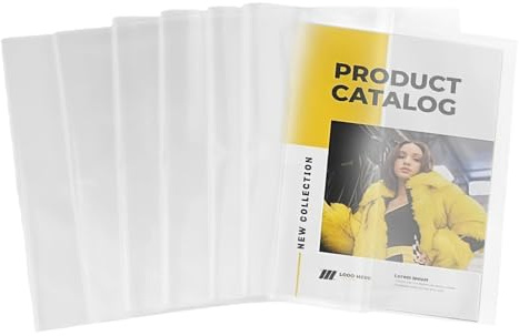 Pack de 10 Protège Cahier Transparent, Couvre Livre, Livre Protection Film, Couvertures de Livres en PP Imperméable pour École, Bureau et Maison | Protection Durable et Ajustable(26.5 * 19cm)