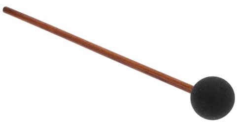TOYANDONA Resonanzschlägel mit Langem Griff und Silikonkopf für Klangfrosch Holz Erzeugt Walgesangseffekt für Musikunterricht und Aufführungen