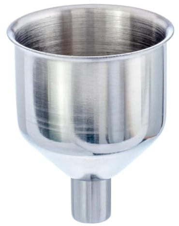 SE Stainless Steel Funnel for Flasks Bottles and Mini Bottles, Small Steel Drink Funnel for Filling Drinking Liquor Flask, Transferring Oil, Juice, Milk -HQ93