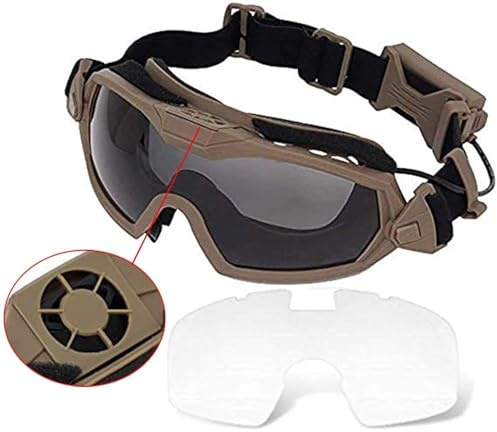 HANSTRONG GEAR H World EU Fan Version Cooler Softair Airsoft Glass Regulator Goggles Ski Snowboard Bike Sports DE
