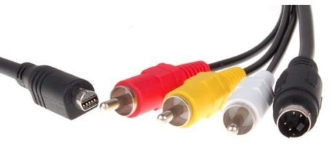 Durpower AV A/V Audio Video TV-Out Cable Cord Lead Compatible with Sony GV-HD Series GV-HD700,GV-HD700E