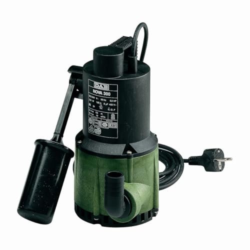 DAB Nova 300 M-A SV - Automatic submersible pump with float switch for clear and dirty water drainage 0.22 kW / 0.3 HP single-phase with special stainless steel pump shaft (domestic use) by DAB
