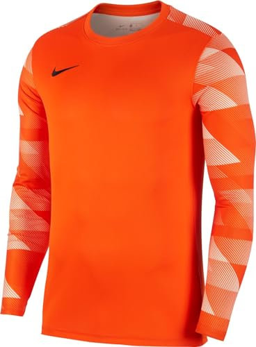 Nike Herren M Nk Df Park Iv JSY Ls Gk Shirt, Safety Orange/White/Black, S EU