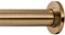 Ivilon Tension Curtain Rod - Spring Tension Rod for Windows or Shower, 24 to 36 Inch. Warm Gold