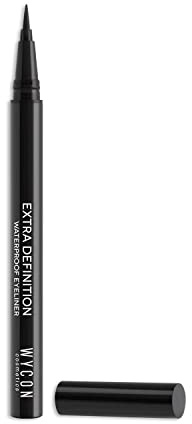 WYCON cosmetics EXTRA DEFINITION - Eyeliner waterproof Nero, Penna Eyeliner Lunga Tenuta Extra Black, Punta con tratto sottile e preciso