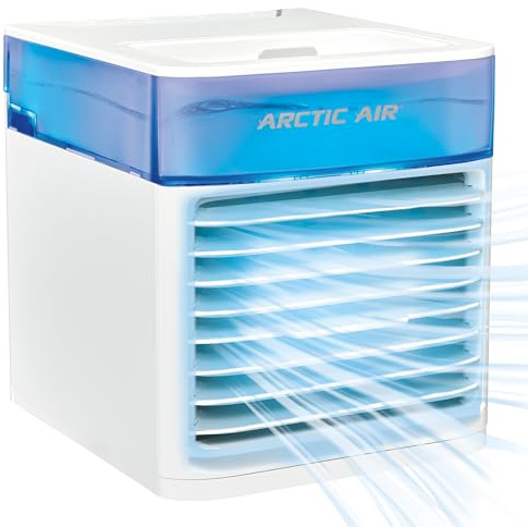 Arctic Air Pure Chill Deluxe Evaporative Air Cooler - Powerful, Quiet, Lightweight And Portable Space Cooler With Hydro-Chill Technology For Bedroom, Office, Living Room & More