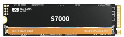 SAN ZANG MASTER SSD 1TB M.2 NVMe, Interne Gaming SSD 1TB bis zu 7000MB/s Lesen, PCIe Gen4 M.2 2280 Festplatte, 3D NAND Flash, Solid State Laufwerk für PS5 Gaming und Laptop, S7000