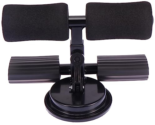 Milisten Barra de Fitness Ventosa para Abdominales, Equipo Fácil de Instalar Doble Barra y Superficie Antideslizante para Ejercicios en Casa