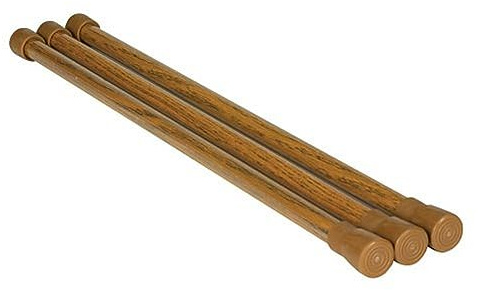Camco 43823 Oak Refrigerator Bar, Set of 3