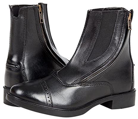 Daisy Clipper Children's Leather Paddock Boots, Black, 2